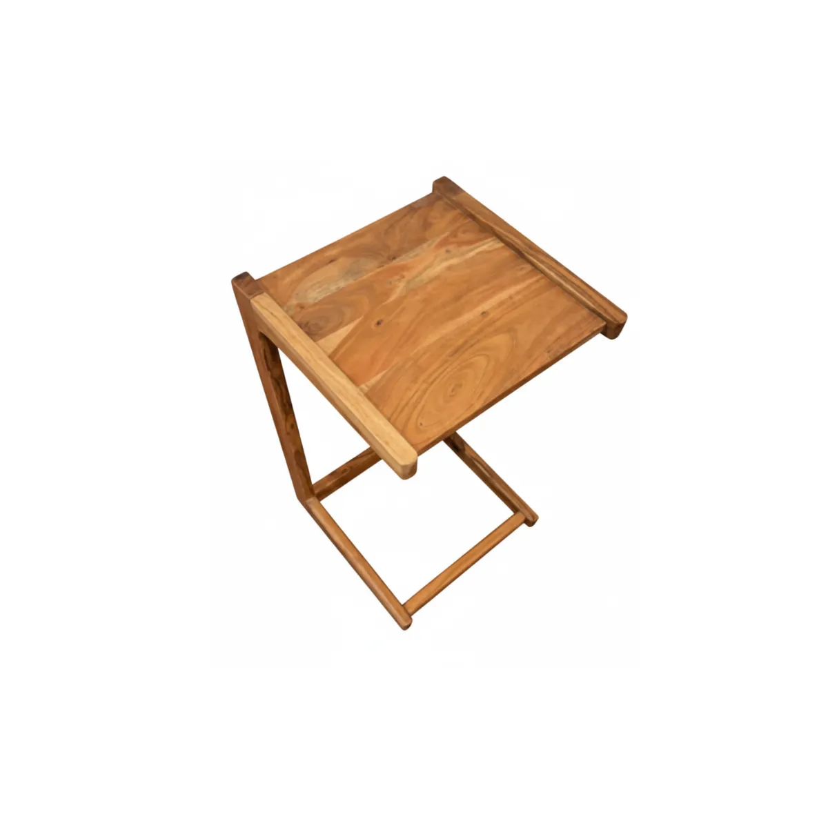 Side Table - Wood C Shape