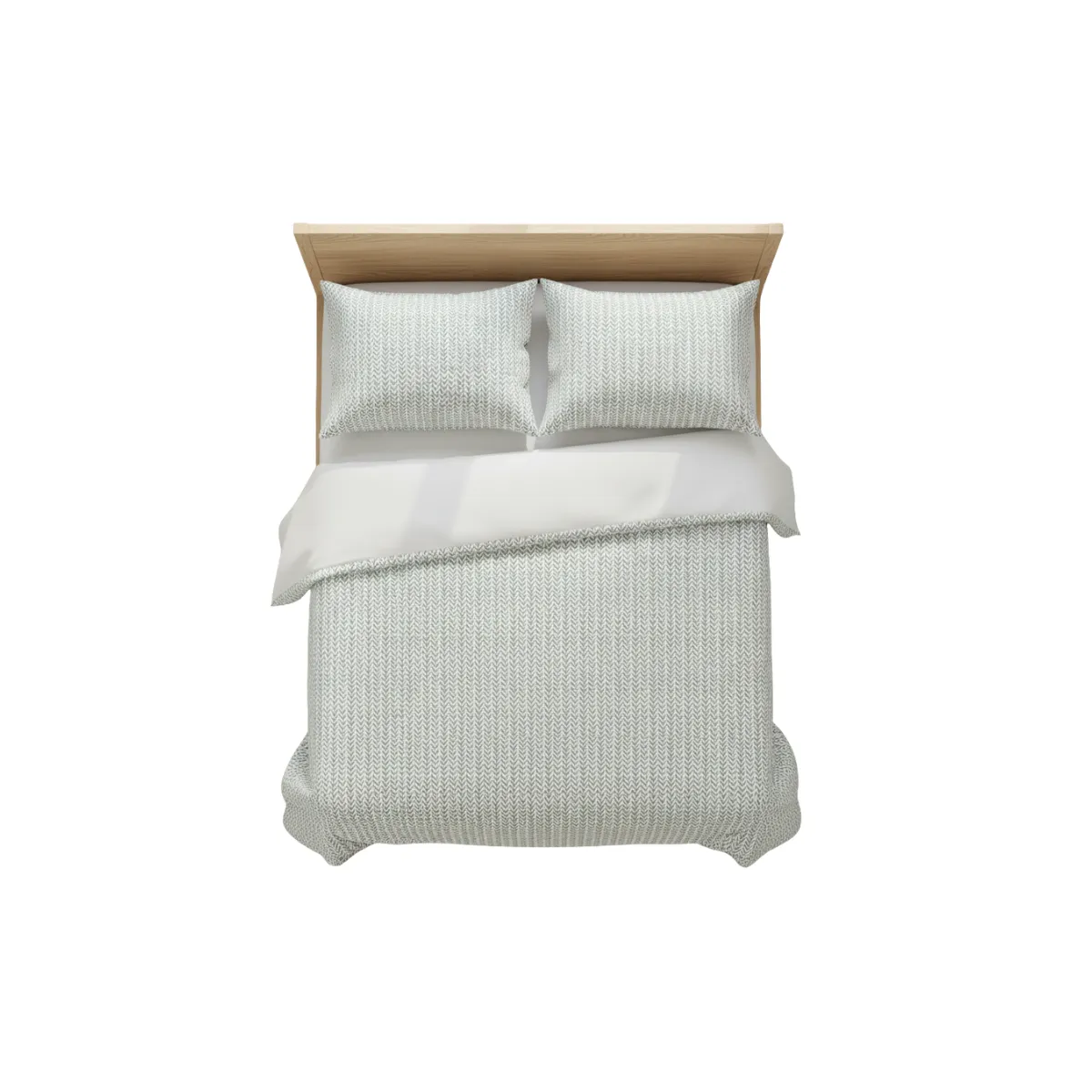 Full Sheet set with green chevron