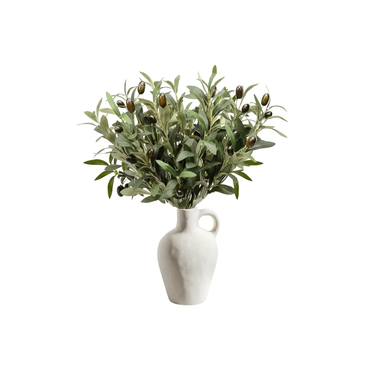 SET OF 6 FAUX OLIVE BRANCHES