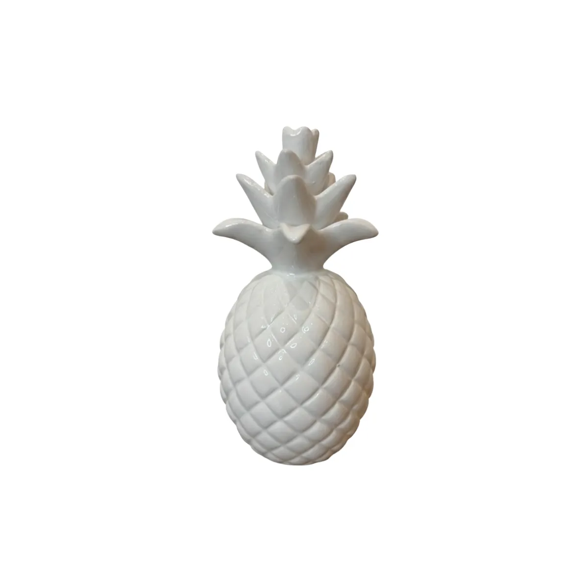 DECORATIVE WHITE PINEAPPLE