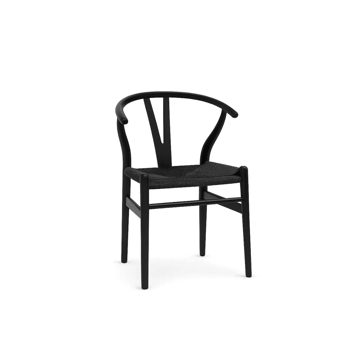 BEECH WOOD & PAPER CORD DINING CHAIR