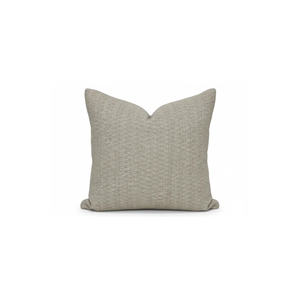 22" Square Throw Pillow - Beige Knit