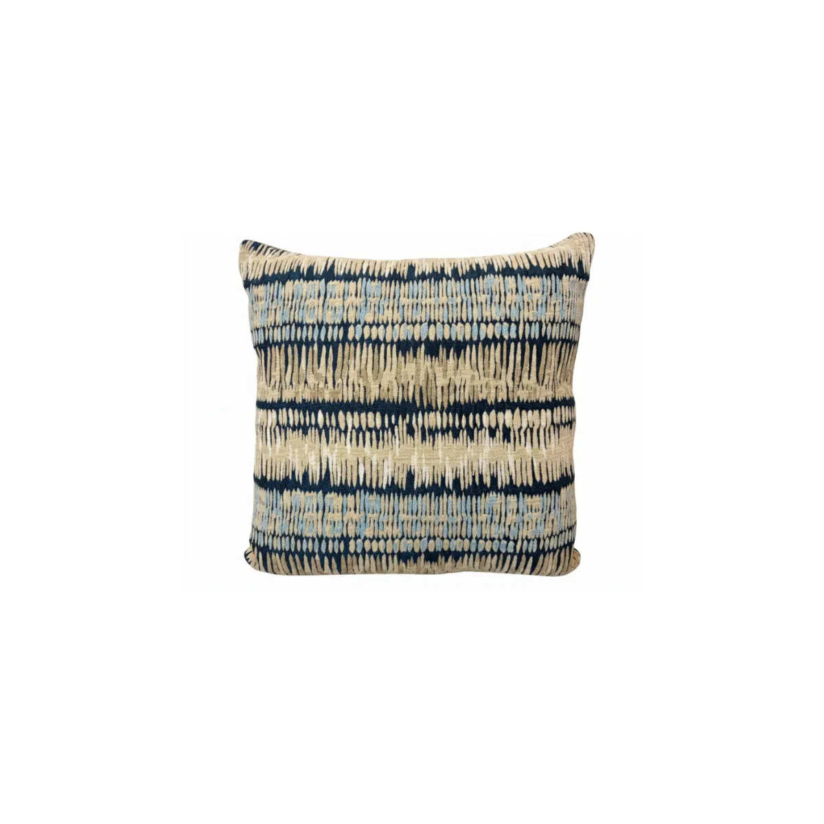 REVERSIBLE BEIGE ART DECO ACCENT PILLOW