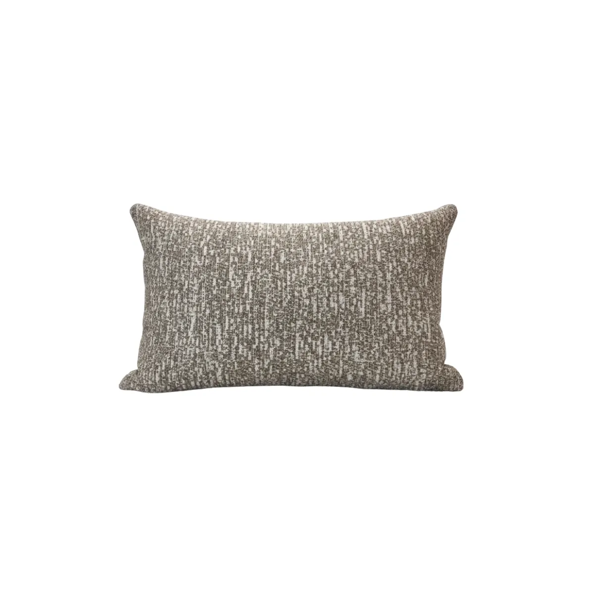 BROWN TEXTURED LUMBAR PILLOW