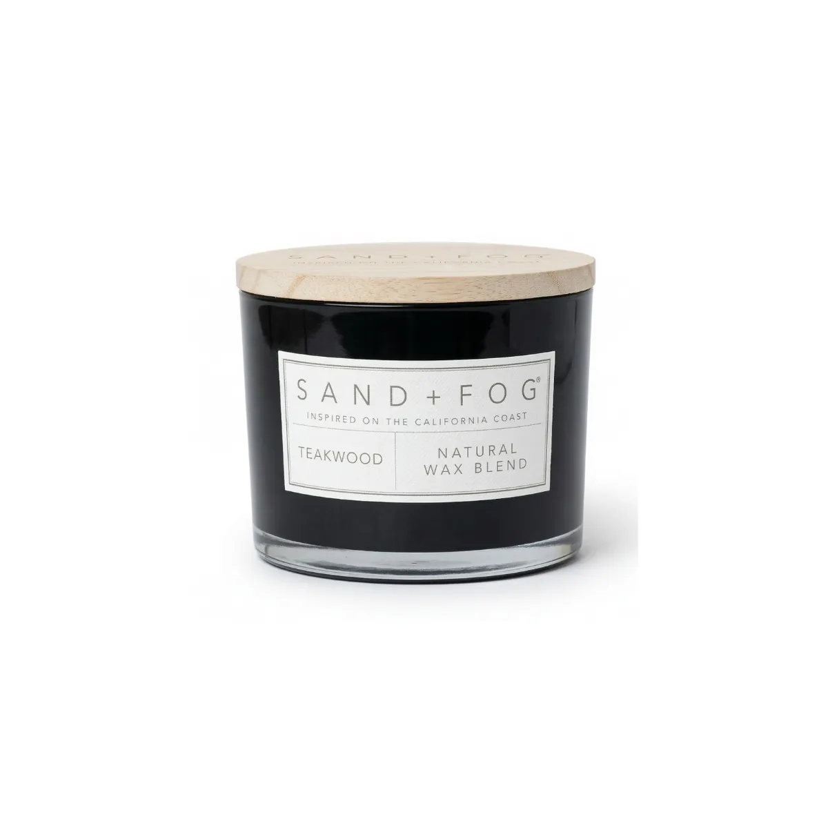 TEAKWOOD SCENTED CANDLE BY SAND + FOG