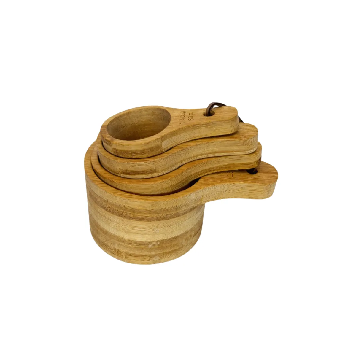 WOODEN MEASURING CUP SET