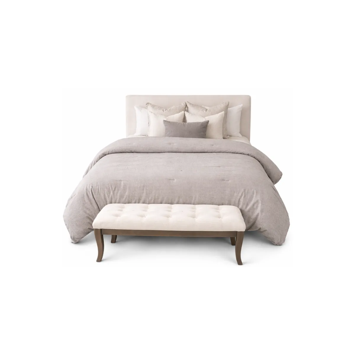 NEUTRAL COMFORTER IN QUEEN SIZE