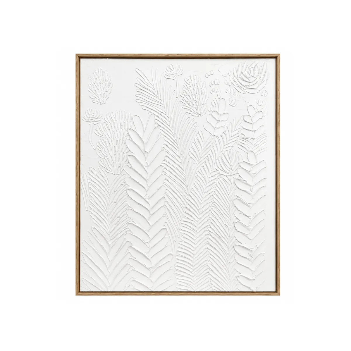 MINIMALIST BOTANICAL RELIEF WALL ART