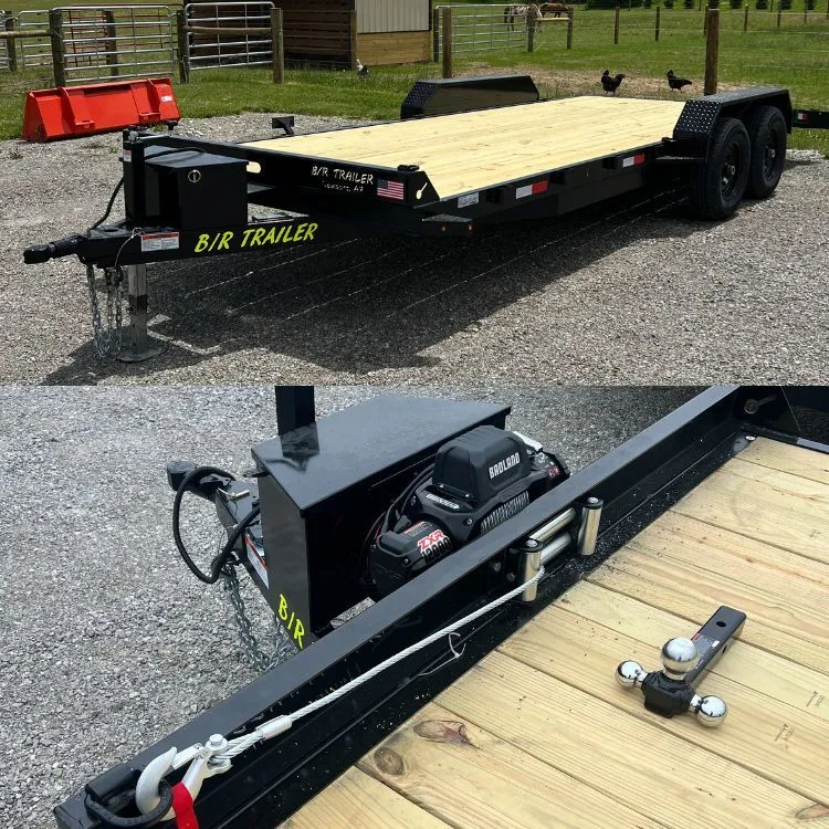 20' 10K Trailer + winch