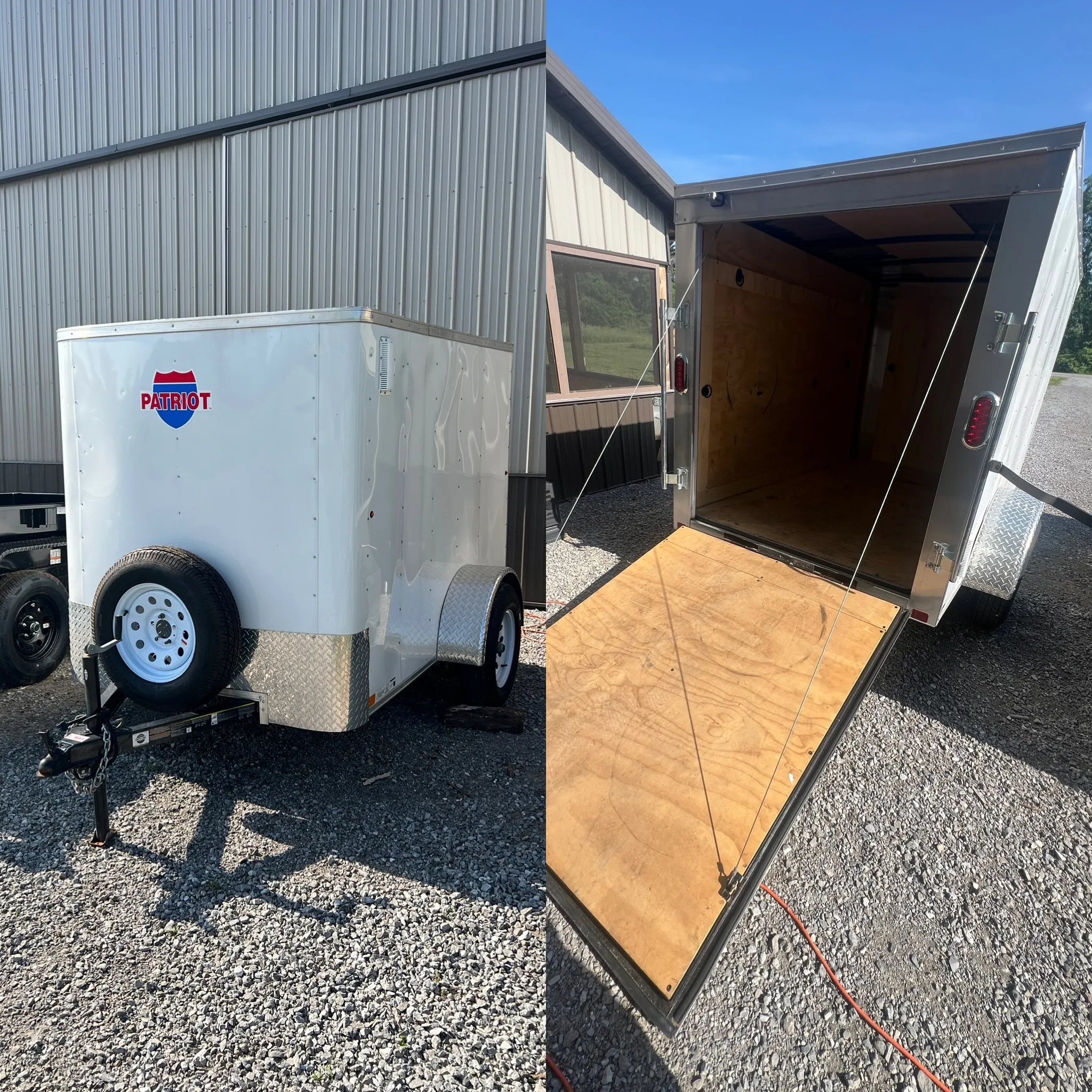 5X8 3K Rated Enclosed Trailer
