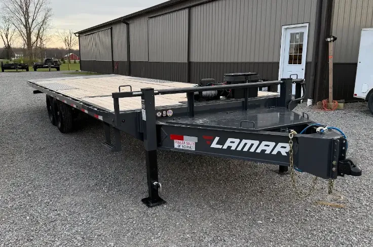 8.5X24 Power Tilt Deck-over trailer 14K GVWR / Trailer #9