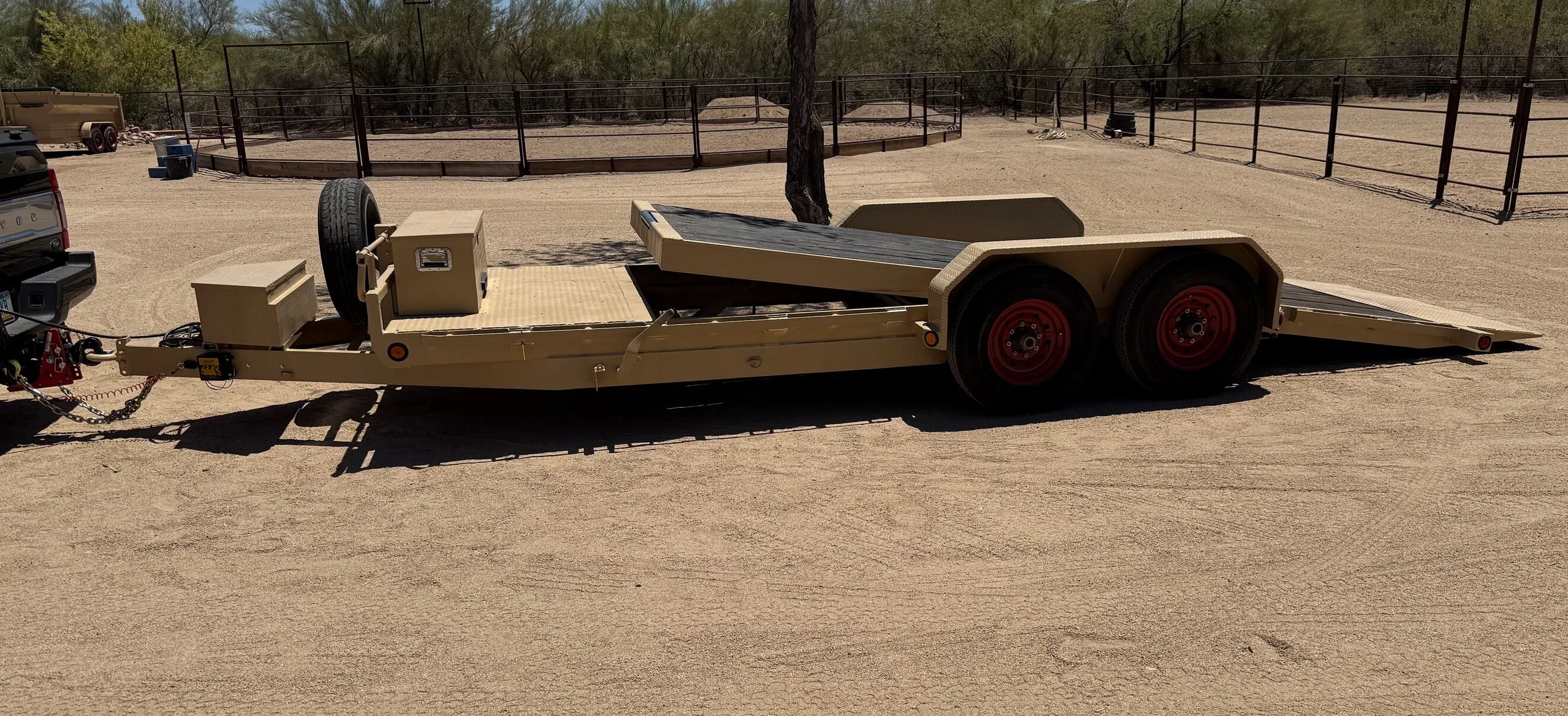 Gravity Tilt Bed Trailer - 22ft - 14K GVWR