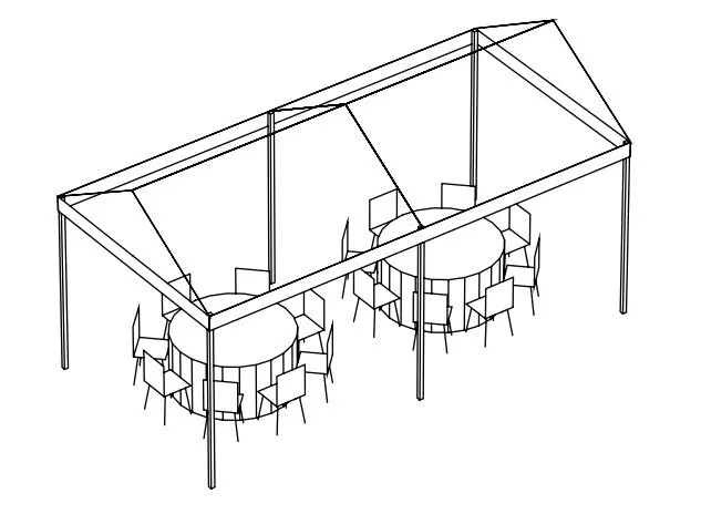 10' x 20' Pop-Up Tent Package