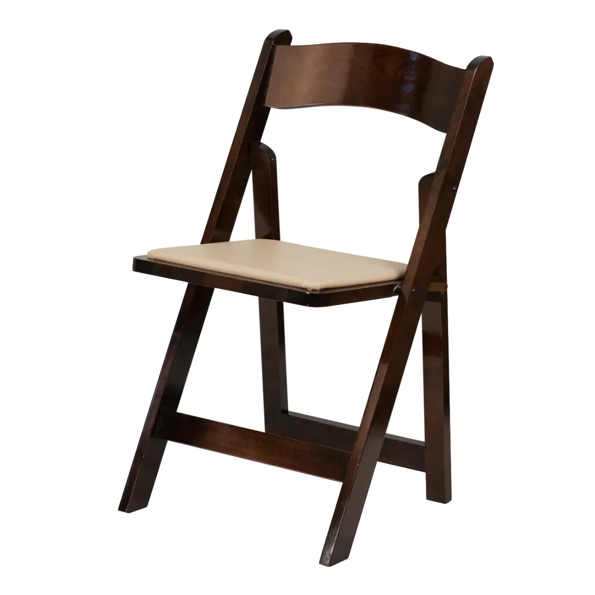 Real Wood Folding Chair with Pad 