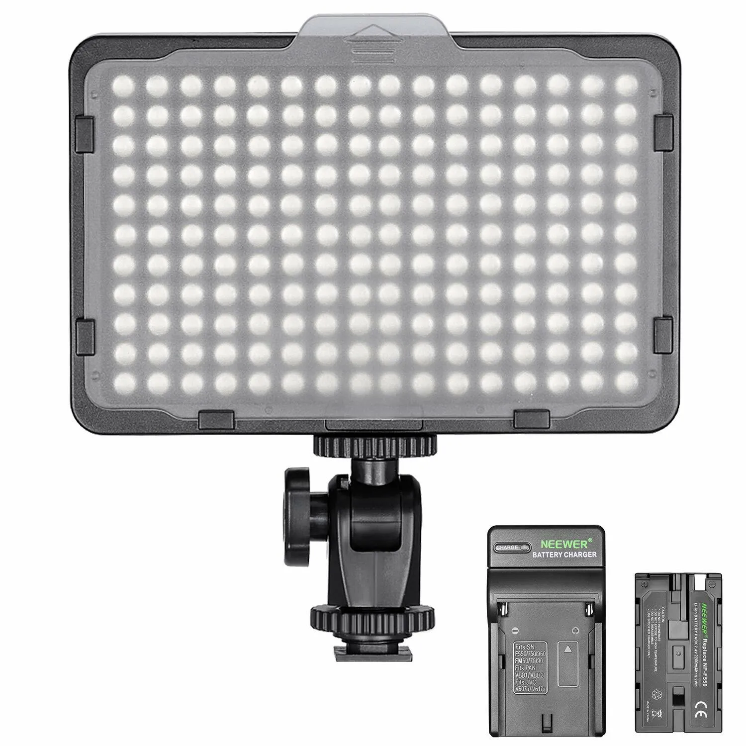LUZ LED DE CÁMARA. 160 LEDS, 5600°