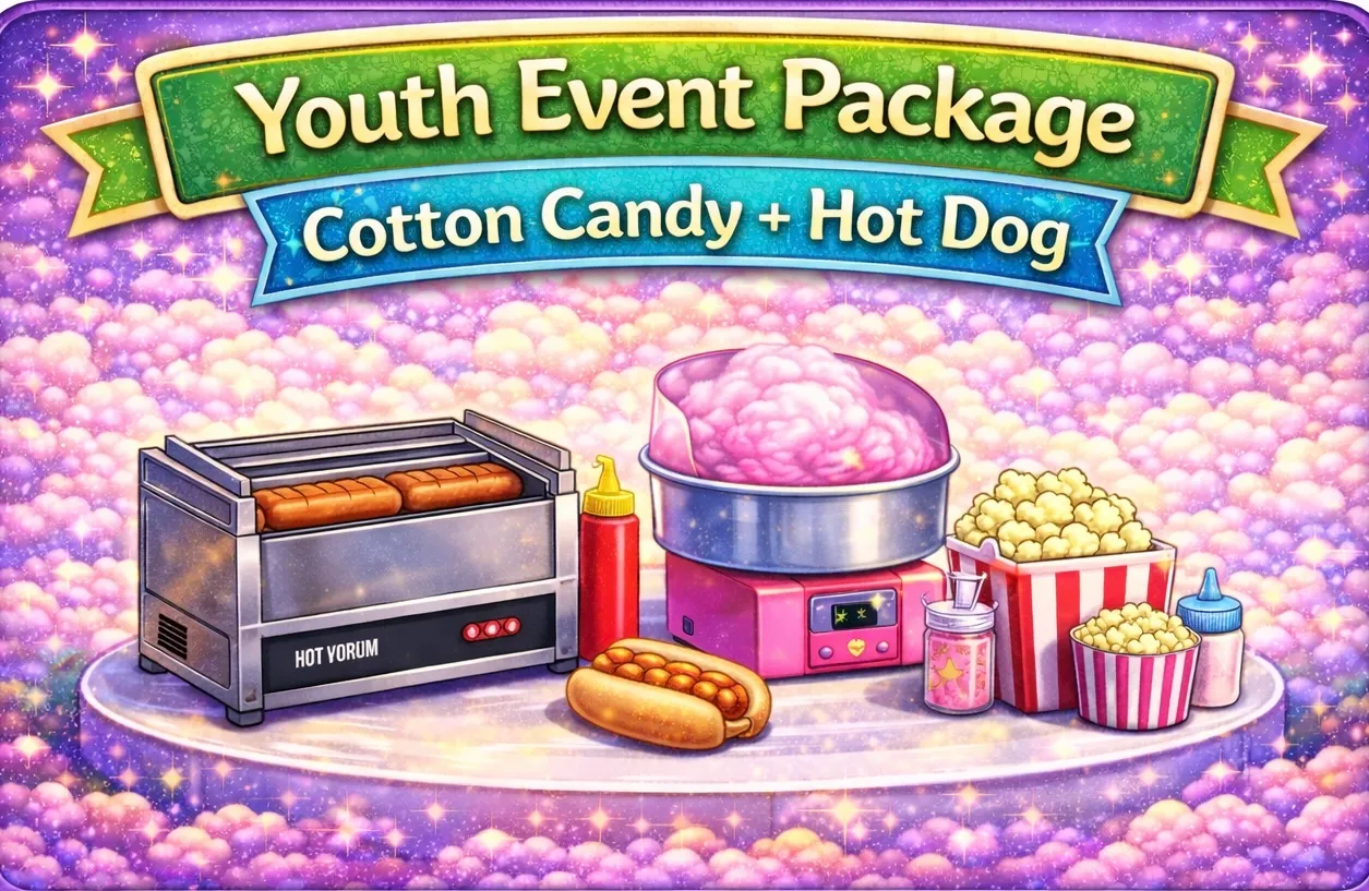 Youth Event Package - Cotton Candy + Hot Dog