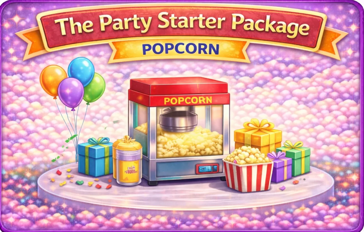 The Party Starter Package – Popcorn
