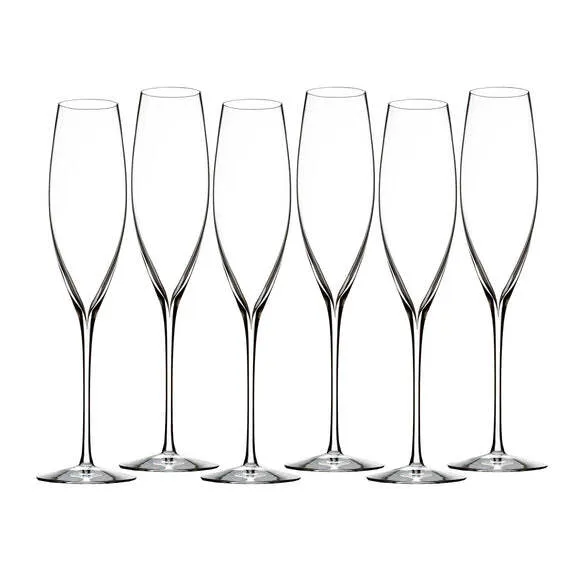 6 x Classic Champagne Flute Hire 