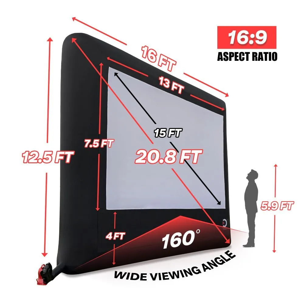 Outdoor 15ft Inflatable Projector Screen