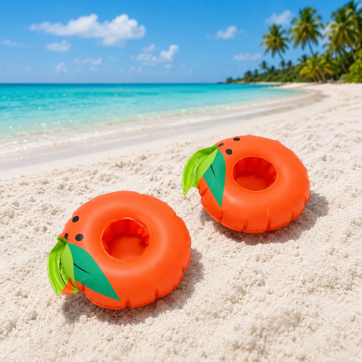 Cup Holder Floaties 2pc | Dolphin King Beach Equipment Rentals