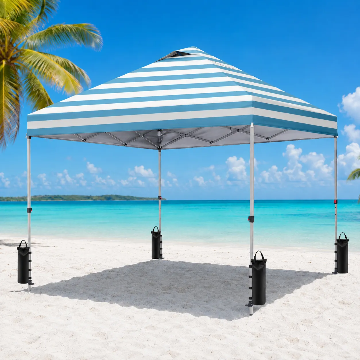 Canopy Tent 10' x 10' | Dolphin King Beach Equipment Rentals