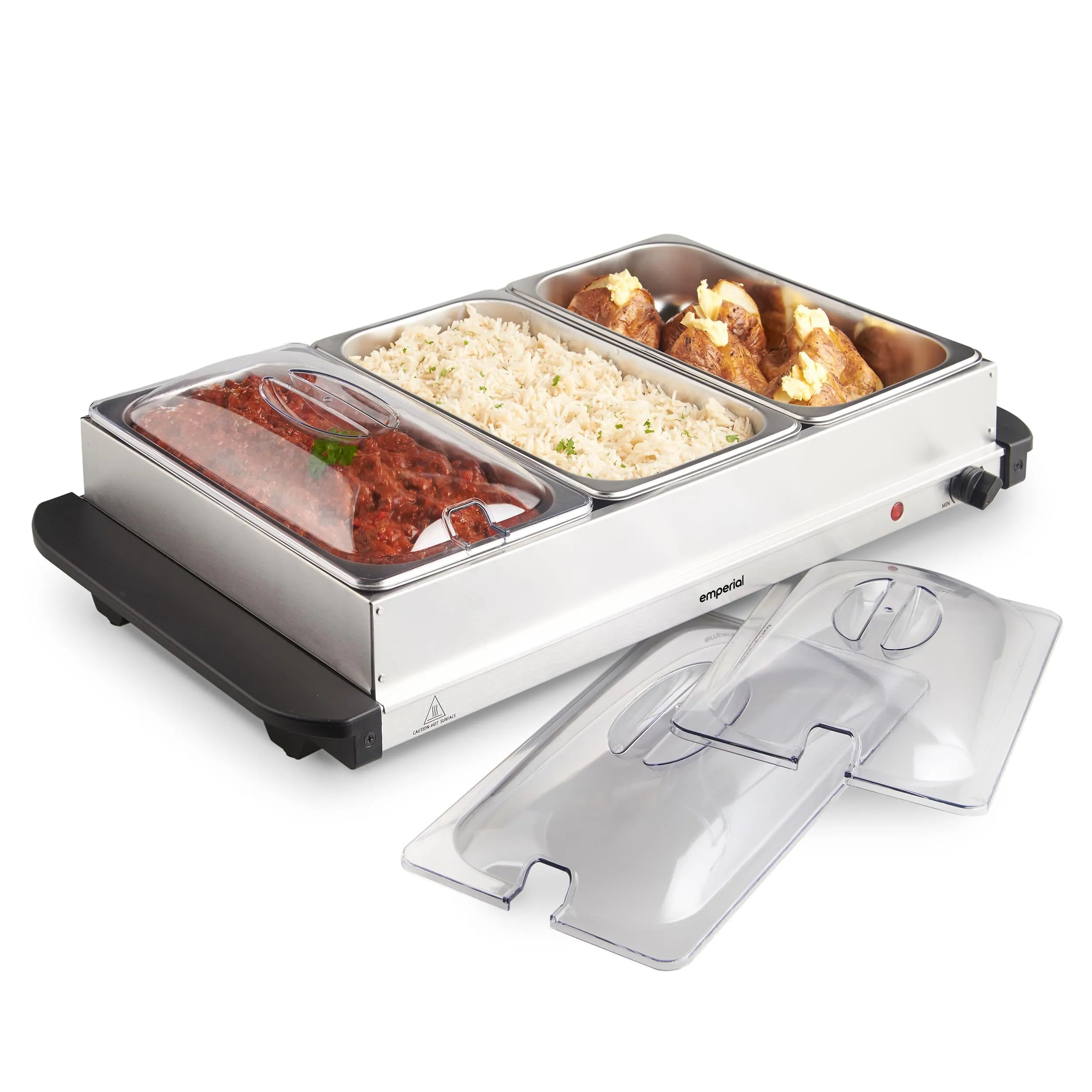3 Compartment Food Warmer