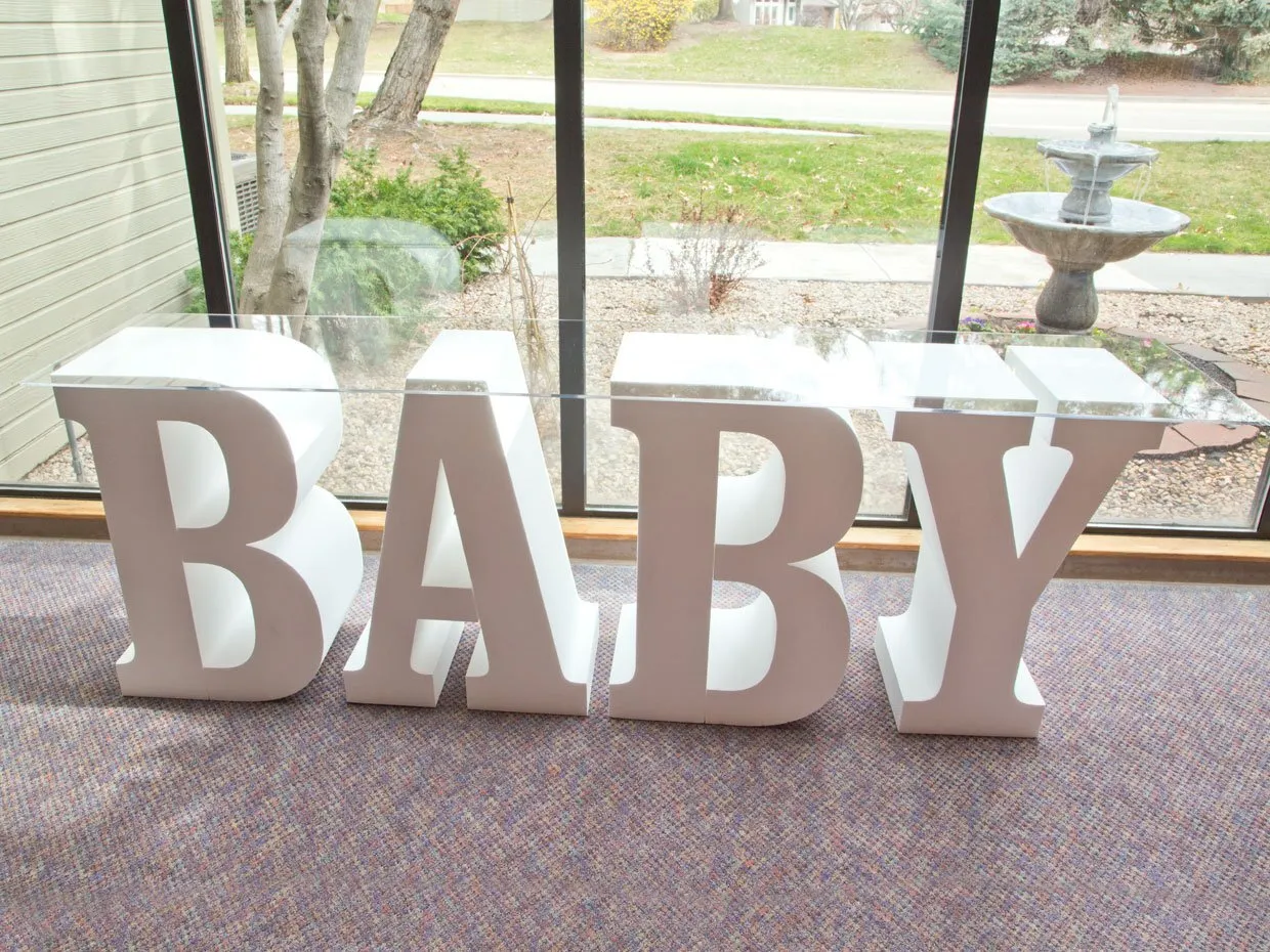 Baby Letters Or Table