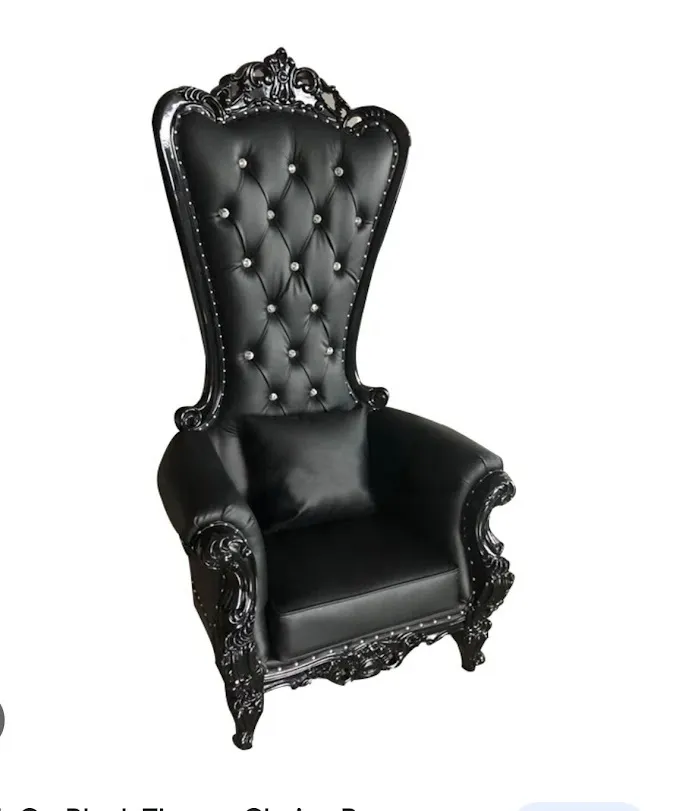 Black Throne Chair