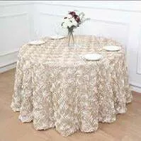 Rosette Satin Tablecloth
