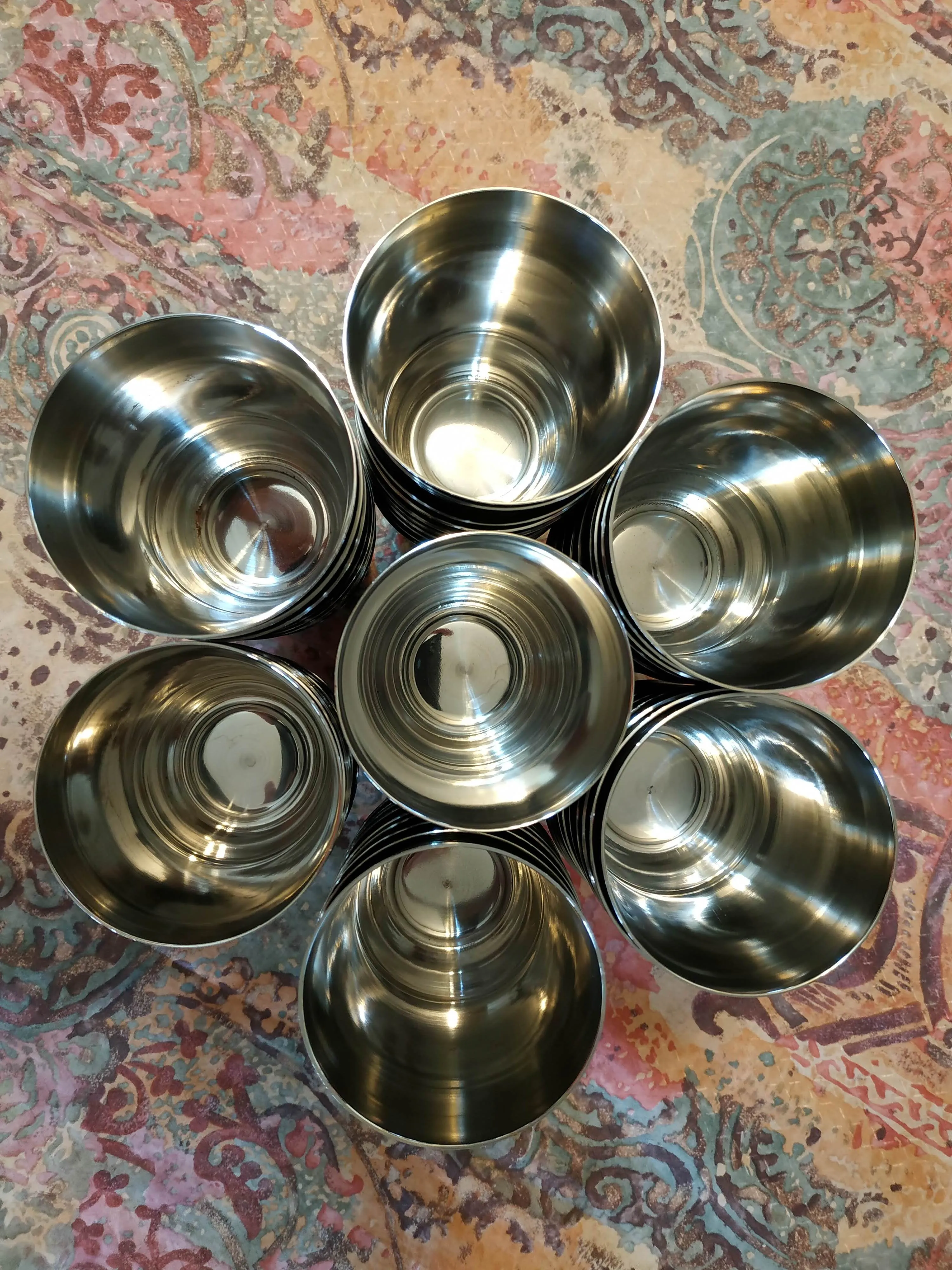 20 כוסות נירוסטה - D24