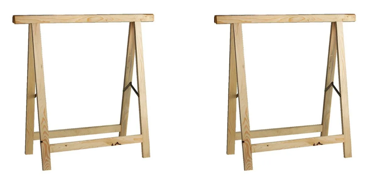 זוג חמורים מעץ