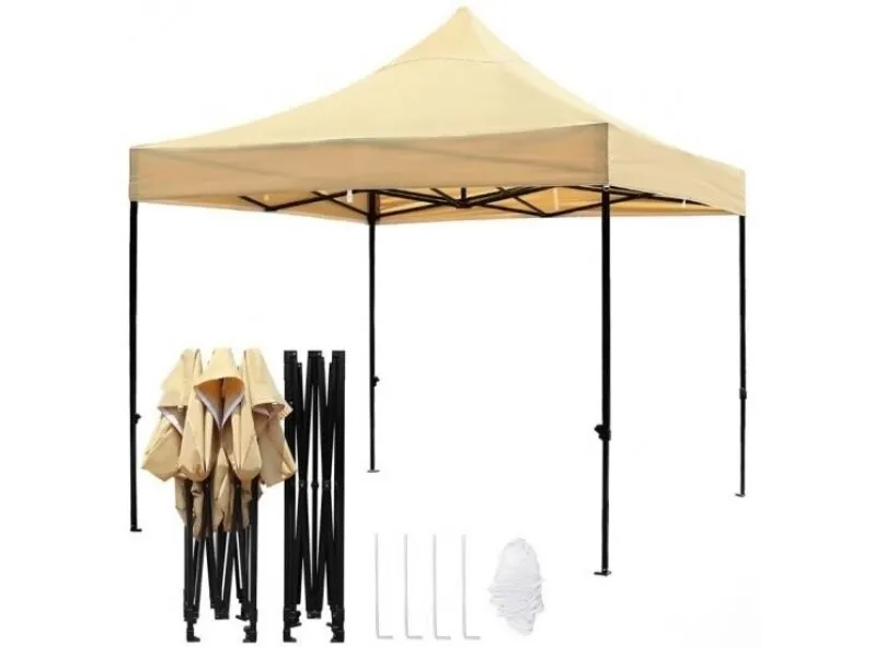 גזיבו מתקפל 3 מטר על 3 מטר