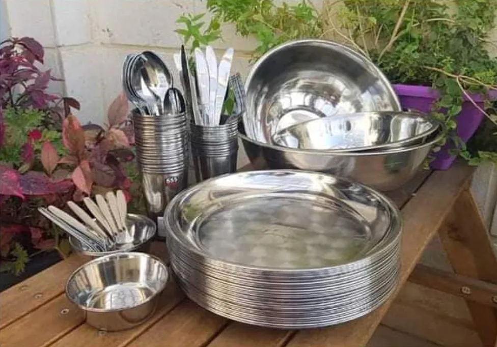 ערכה רב פעמית מנירוסטה - D14