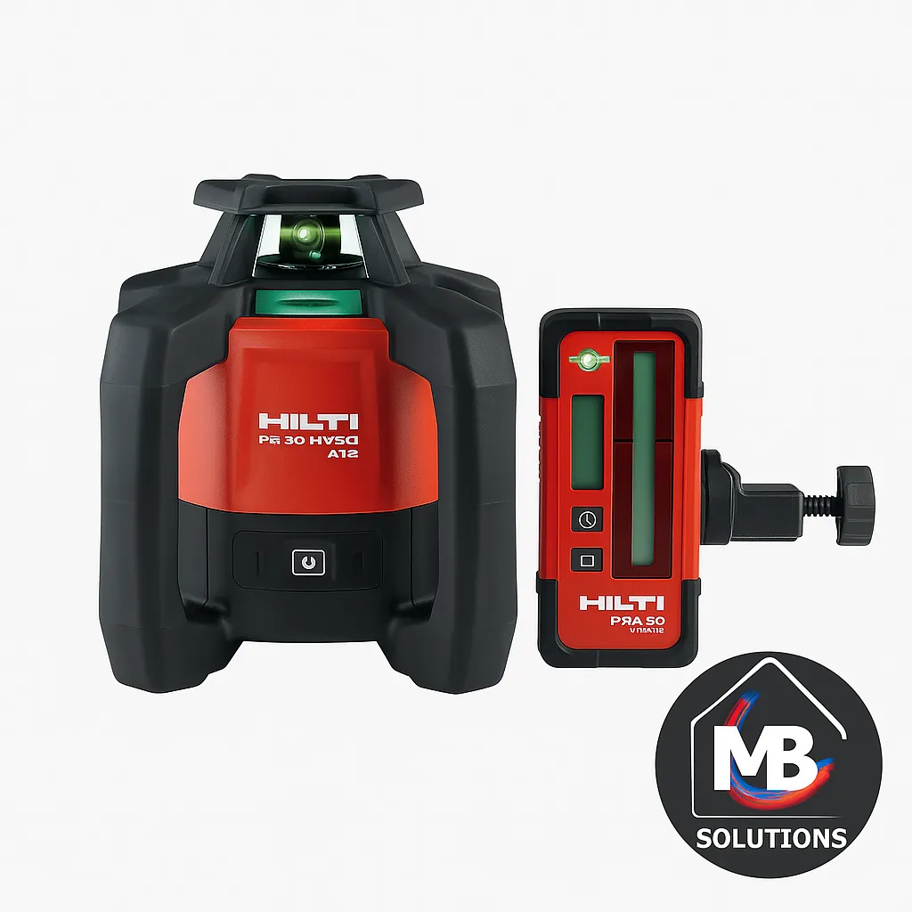 Laser rotatif Hilti PR 30-HVSG A12 – Vert, intérieur/extérieur