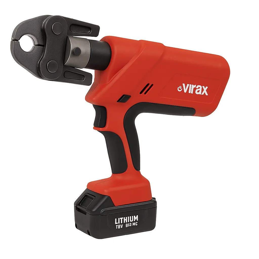 Machine à sertir électroportative VIRAX – Cuivre, PER, Multicouche