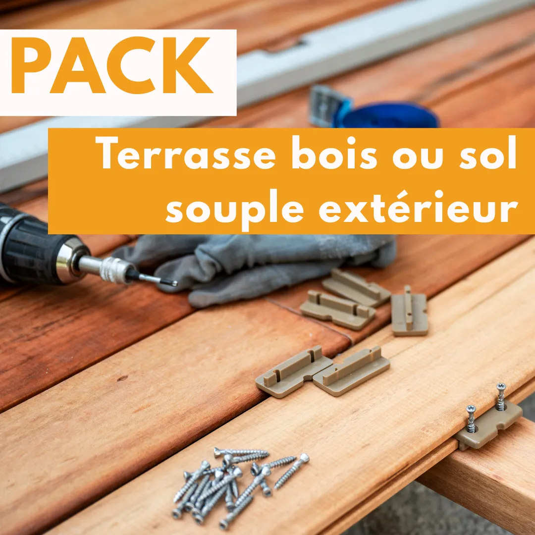  Pack “Terrasse bois ou sol souple extérieur”