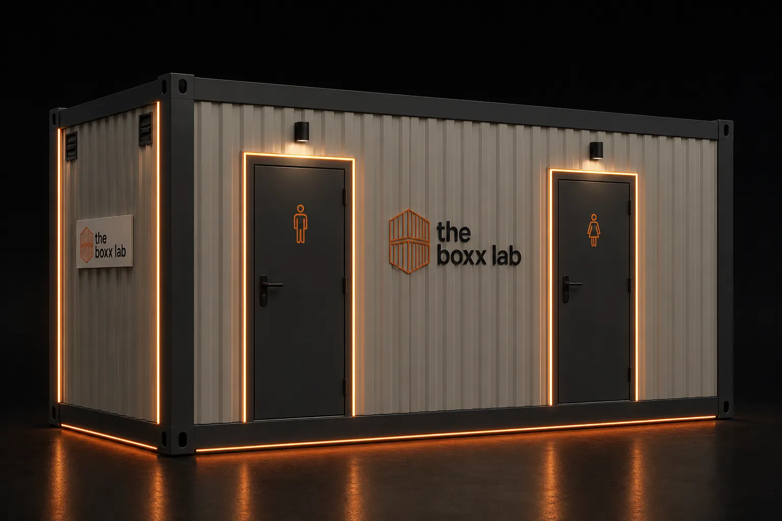 WC Container - Männlich / Weiblich