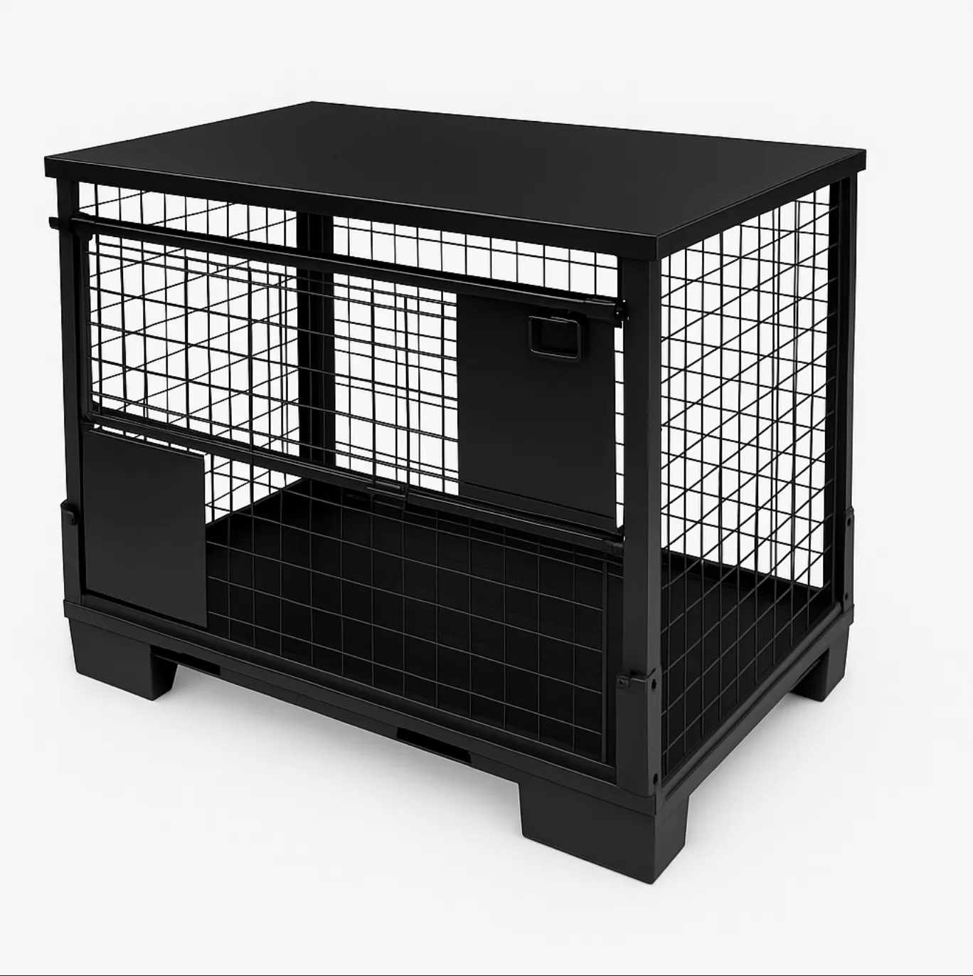 Gitterbox Bar/Buffet - schwarz 