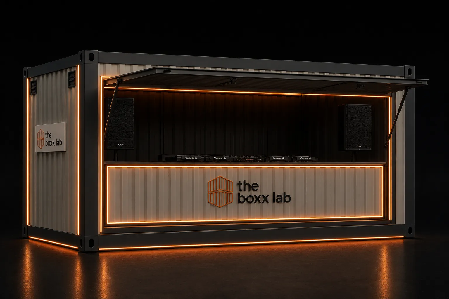 DJ Pult Container