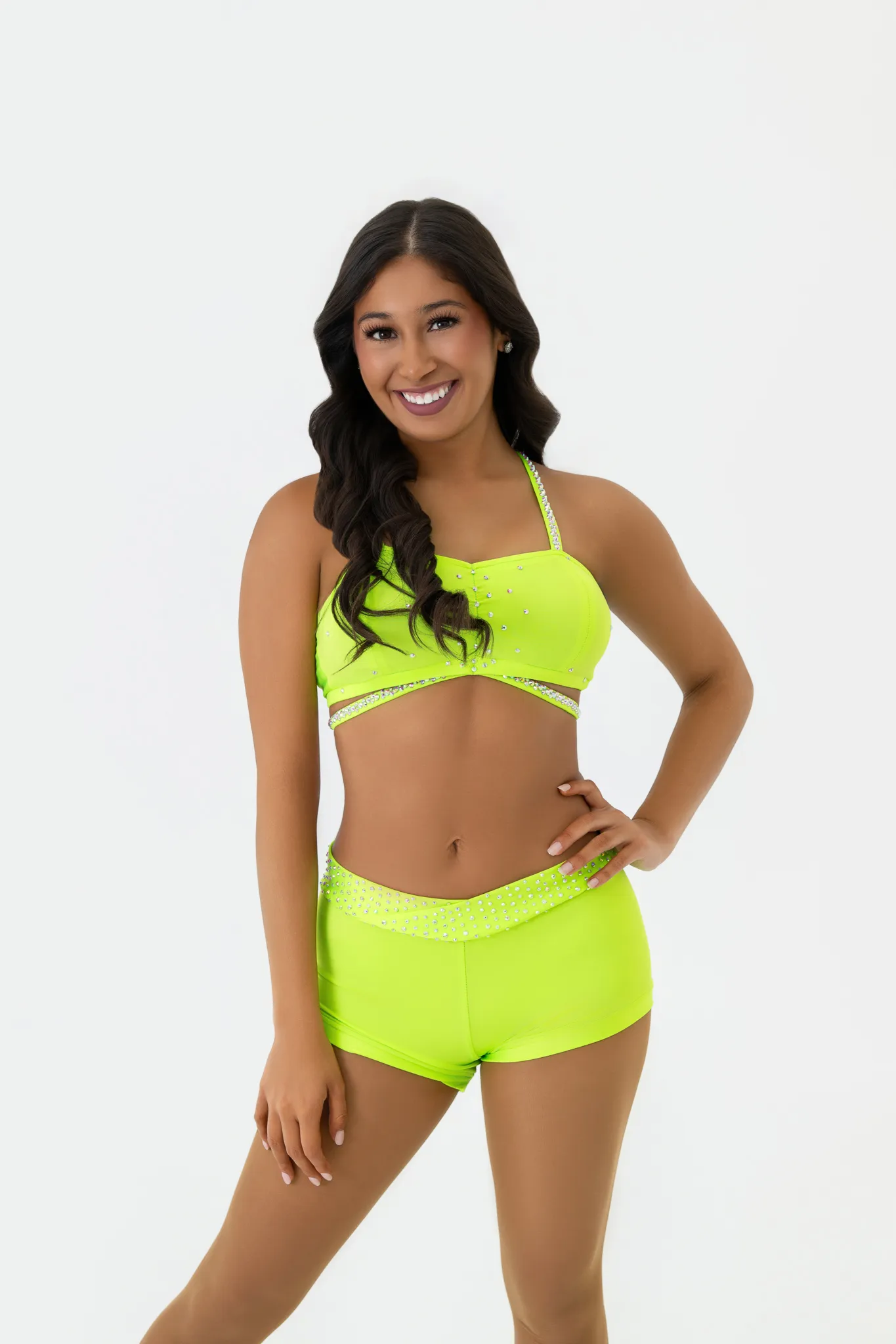 Bandeau Top & V Shorts