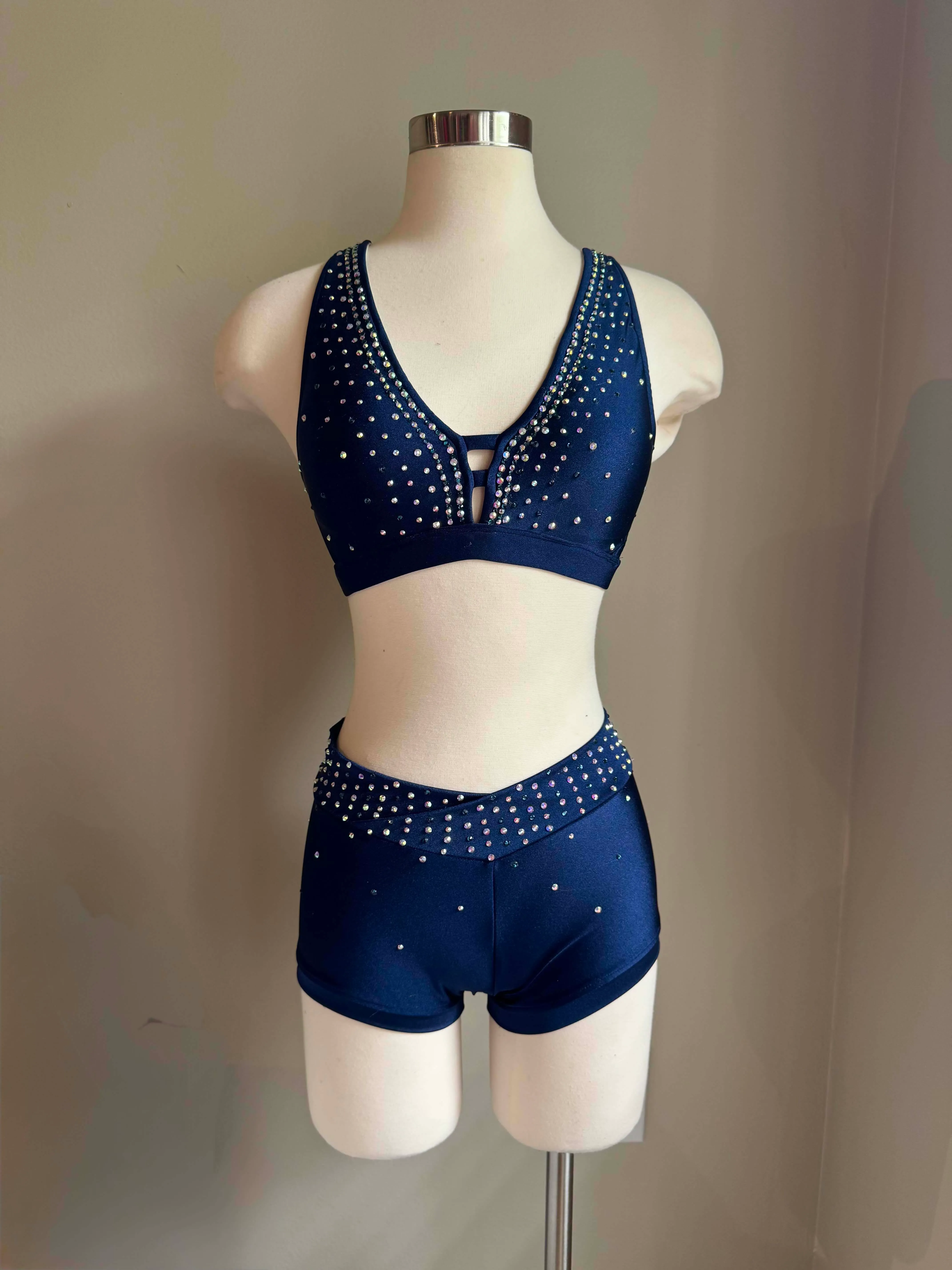 Navy Side Cutout Audition Set - Small