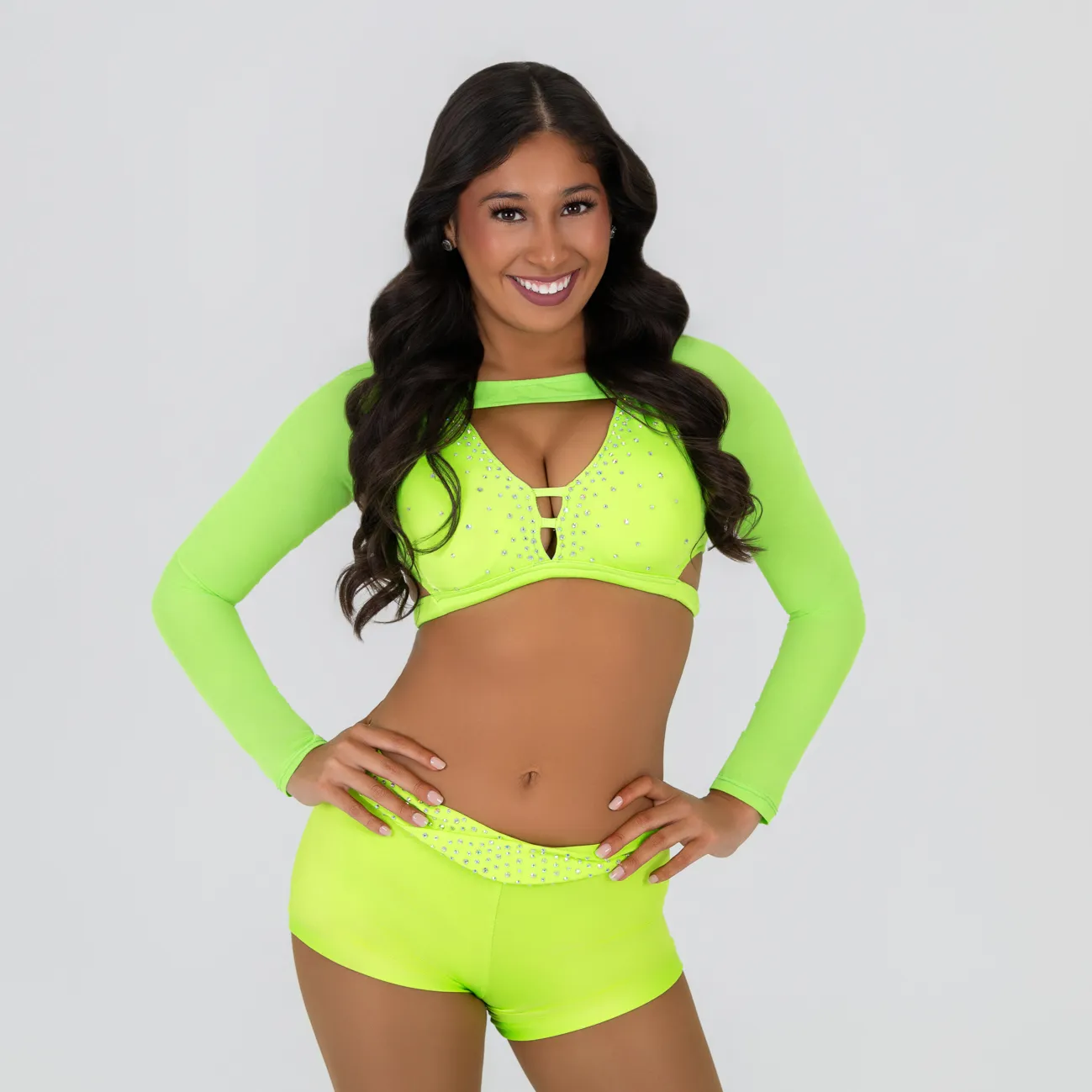 Lime Green Set with Bolero