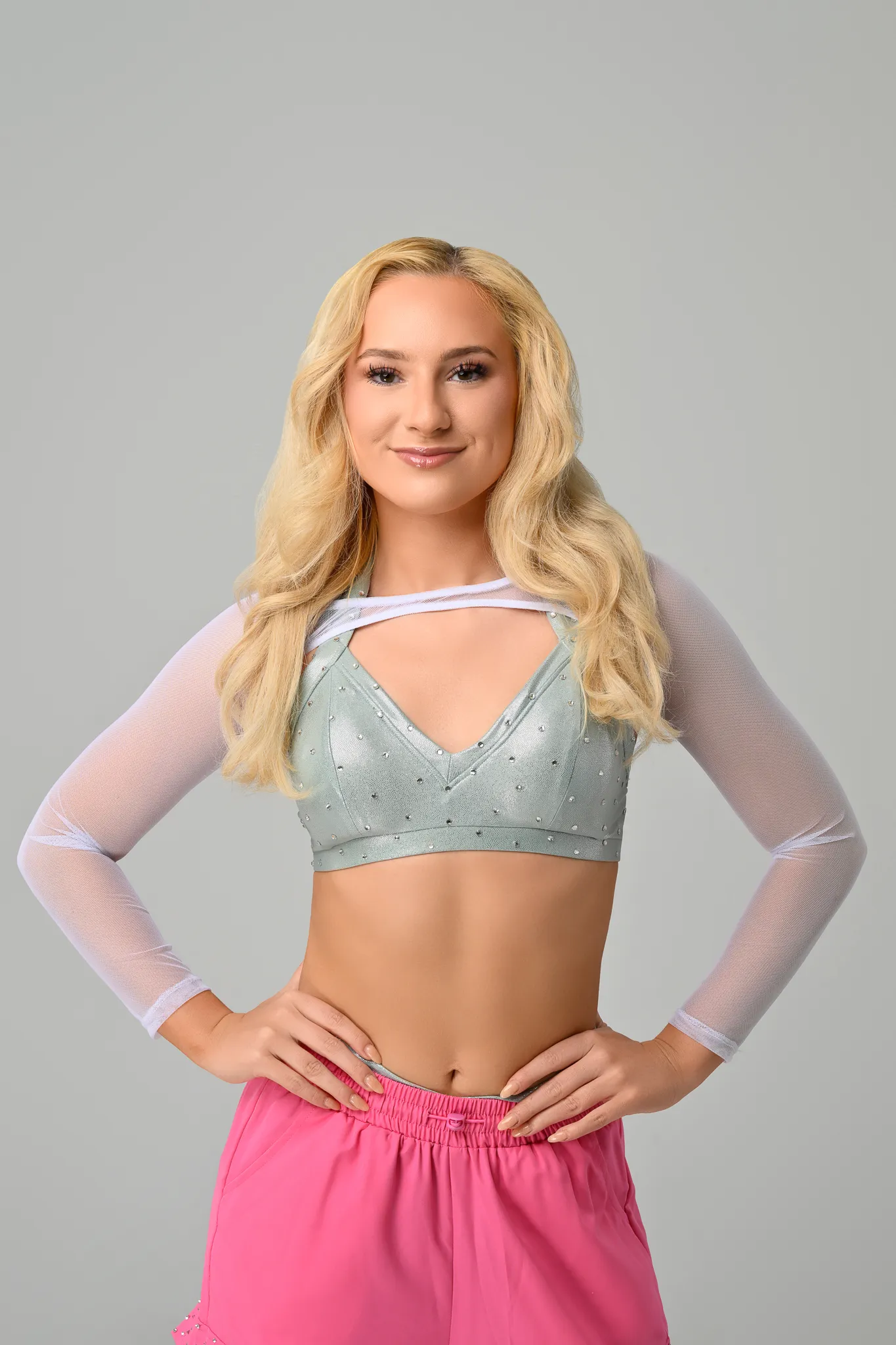 Metallic Silver Sweetheart Top - Small