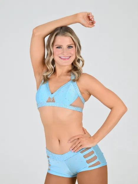 Baby Blue Mesh Detail Audition Set - Small