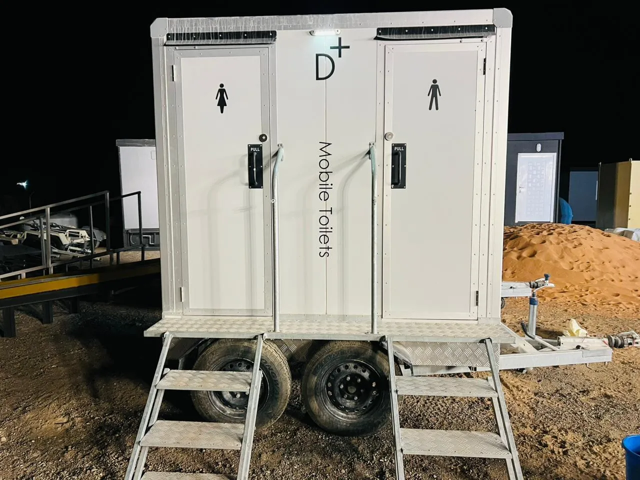 Double Ecoloo Toilet  Cabin