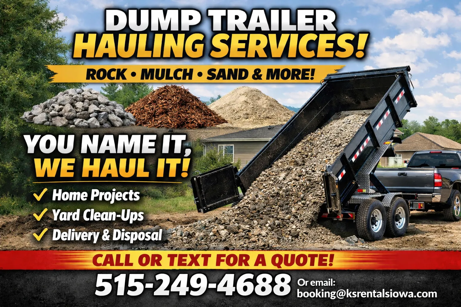 Outdoor Products and Hauling