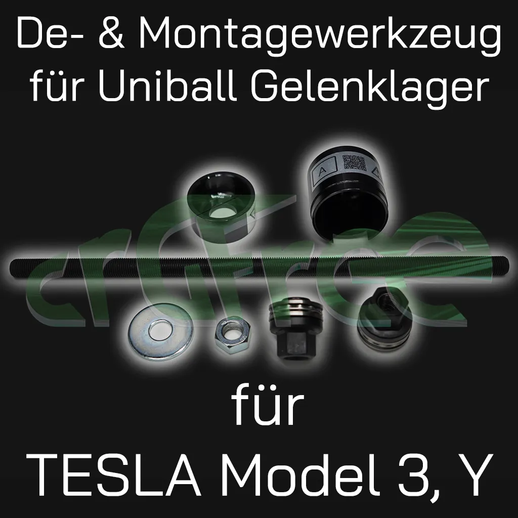 De- & Montagewerkzeug TESLA Model3/Y Uniball Gelenklager