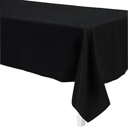 3.2m Black Tablecloth (To Fit 2.4m Trestle table)