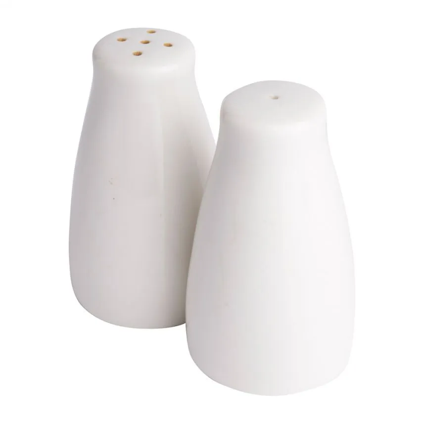 Salt and Pepper Shakers White