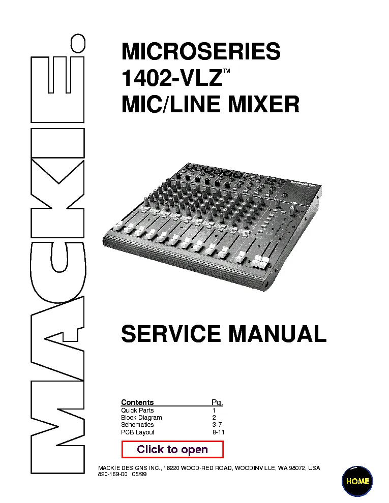 Mackie 1402 VLZ Mixer